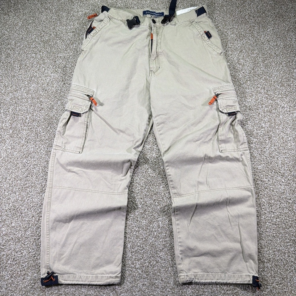 Decibel Baggy Cargo Pants Y2k Skater Style Baggy Essentials 36/30 Hiphop Retro
